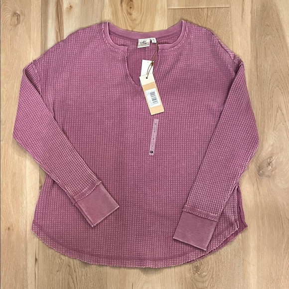White Crow Tops - White Crow Women's Long Sleeve Purple Tee